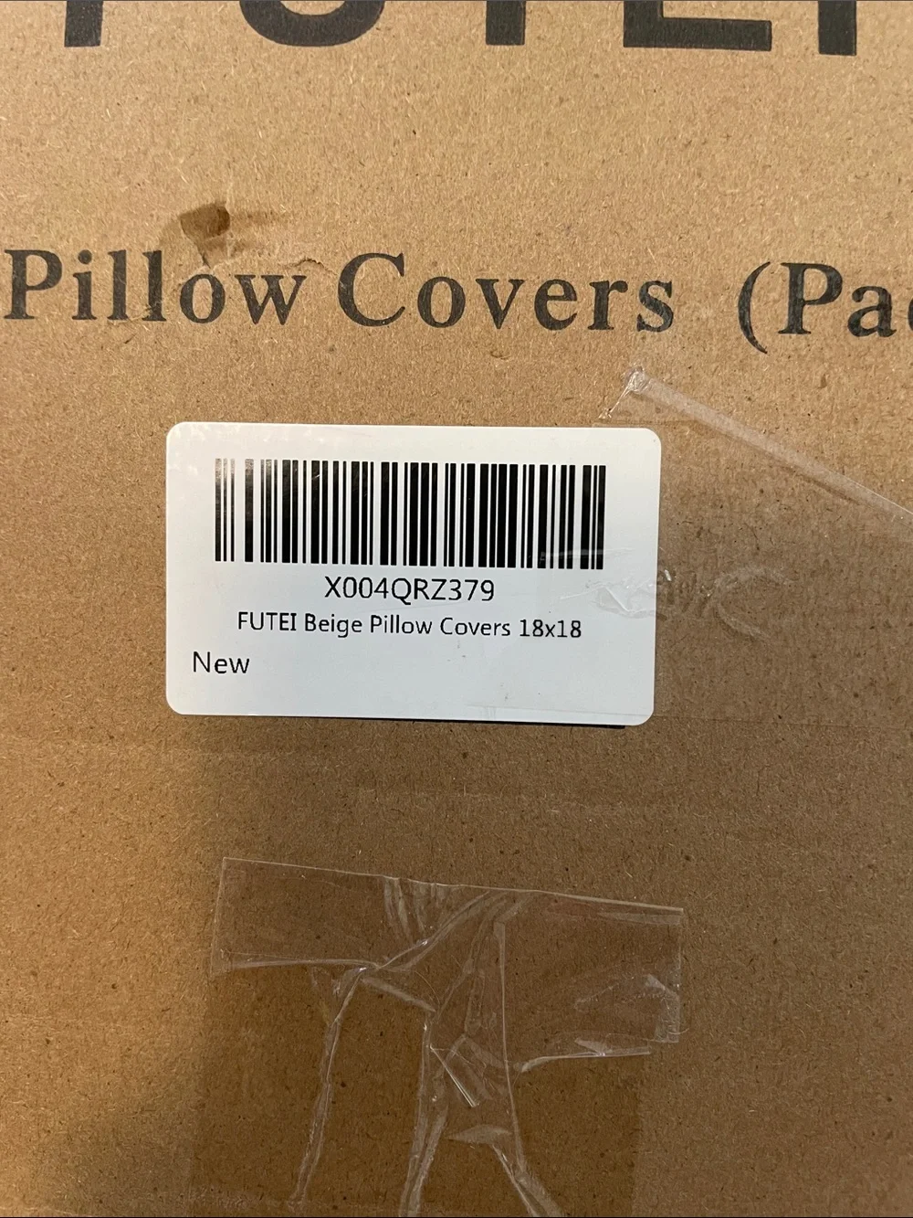 Gray Faux Fur Accent Pillow Covers - Set of 2 new
